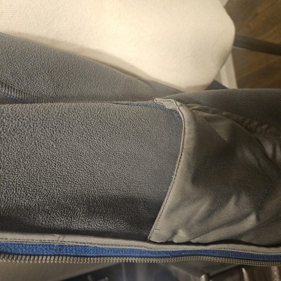 L.L. Bean Blue Zip Up Sweater with Plush Fleece - Picture 3 of 5